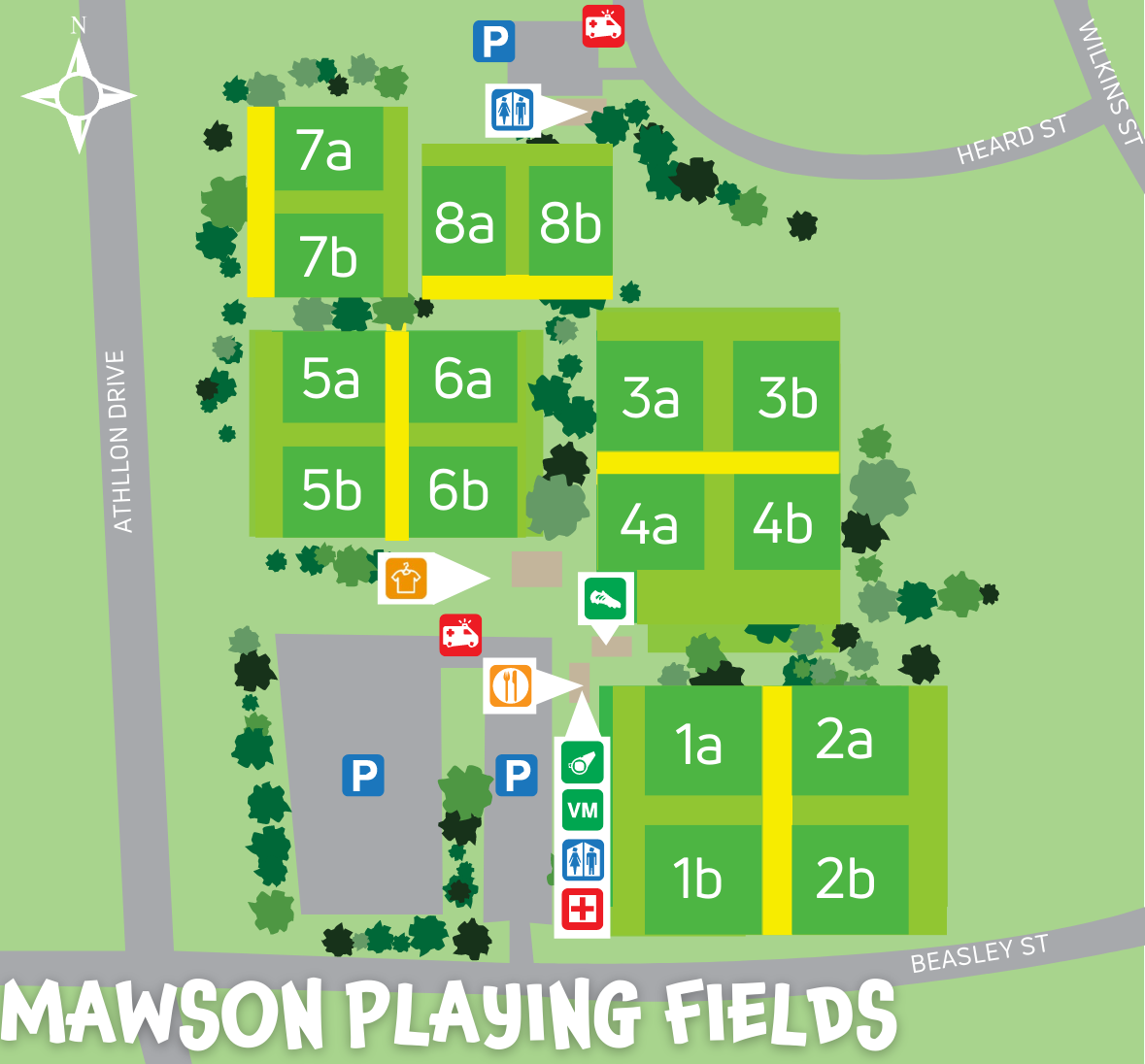 Mawson Playing Fields - Kanga Cup